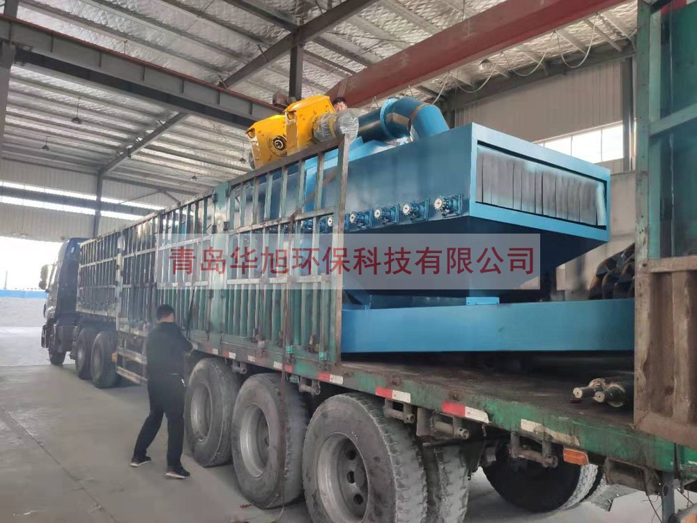 Q6915輥道通過式拋丸機裝車發(fā)貨