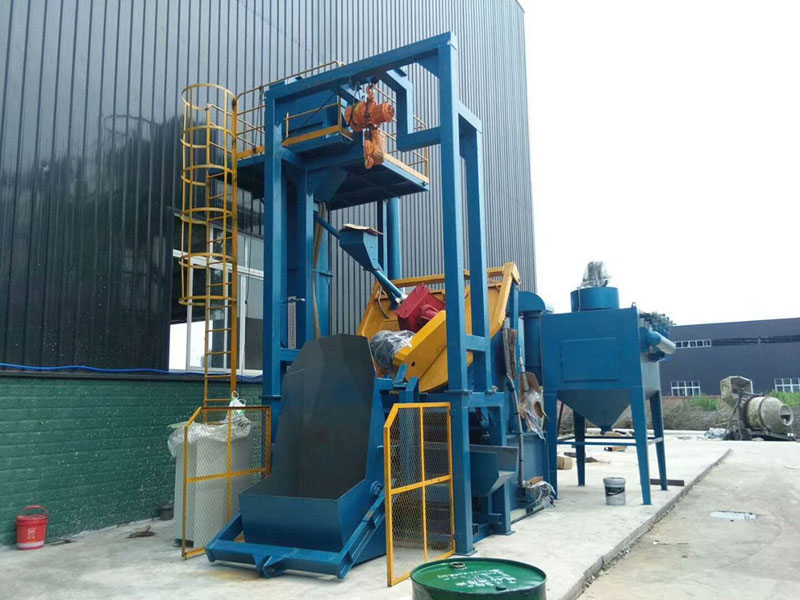 傾斜滾筒式拋丸清理機(jī),拋