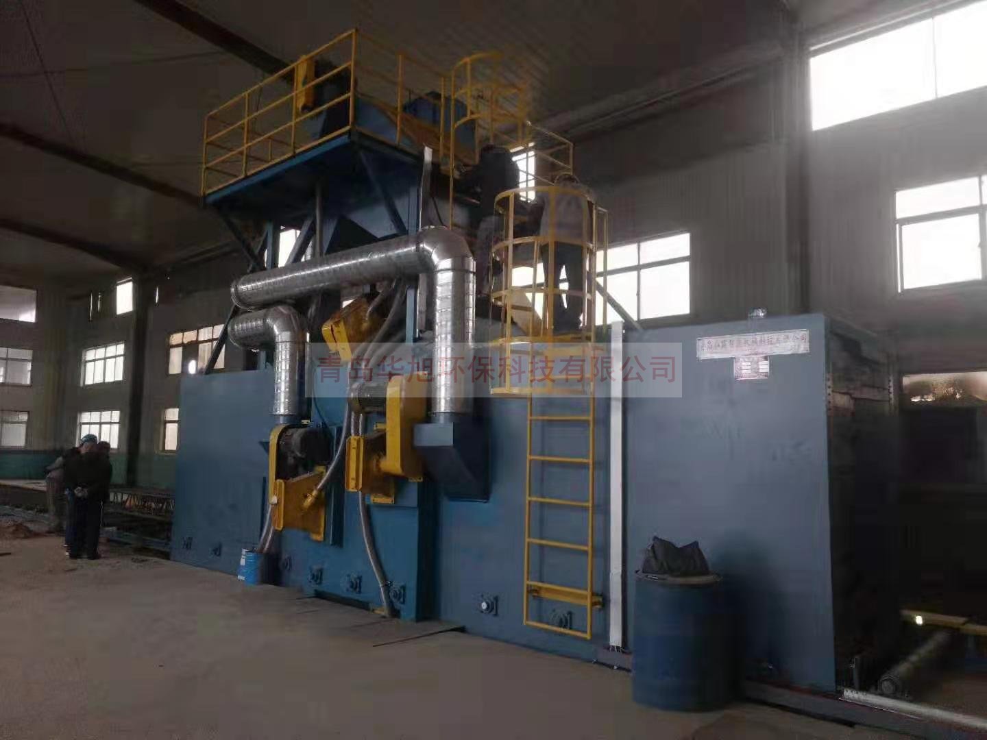 舞臺(tái)鐵架子拋丸機(jī)-圓管鐵架子拋丸除銹機(jī)