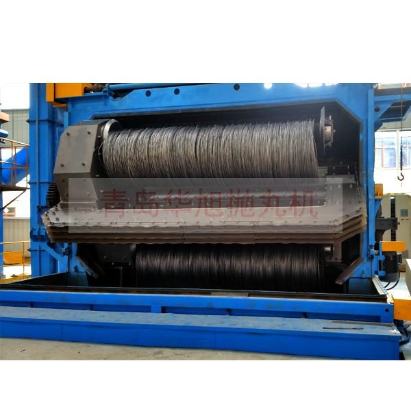 盤圓拋丸清理機(jī)、鋼筋線材拋丸除銹設(shè)備